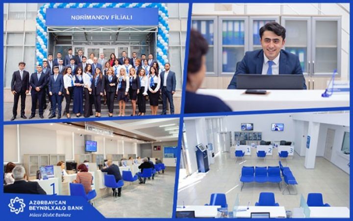 Beynəlxalq Bank Nərimanov filialını və Qax şöbəsini də yenidən qurdu