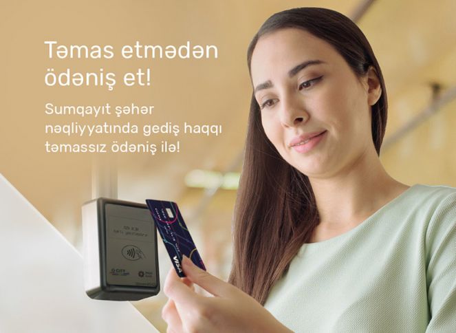 PAŞA Bank Sumqayıt  nəqliyyatında təmassız ödəməni təqdim edir