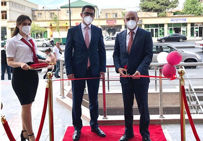 Kapital Bank yeni İnşaatçılar filialını istifadəyə verdi