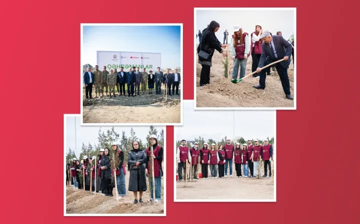 “Qəhrəmanlar bağı” layihəsi: Şəhidlərin xatirəsinə 543 ağac əkildi