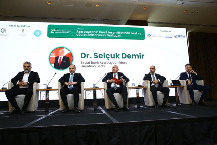 Ziraat Bank Azərbaycan “Beynəlxalq Aqro Biznes Forum-2024” tədbirinin sponsoru və iştirakçısı olub