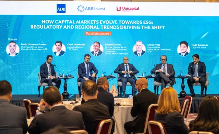 “Azərbaycan üçün İnkişafın Növbəti Mərhələsi: Yaşıl və Davamlı Artım Üçün Kapital Bazarları” adlı forum keçirilib